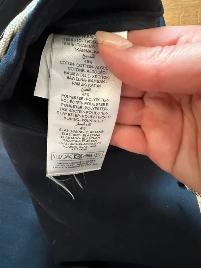Short Naf Naf bleu marine taille 36 - photo numéro 7