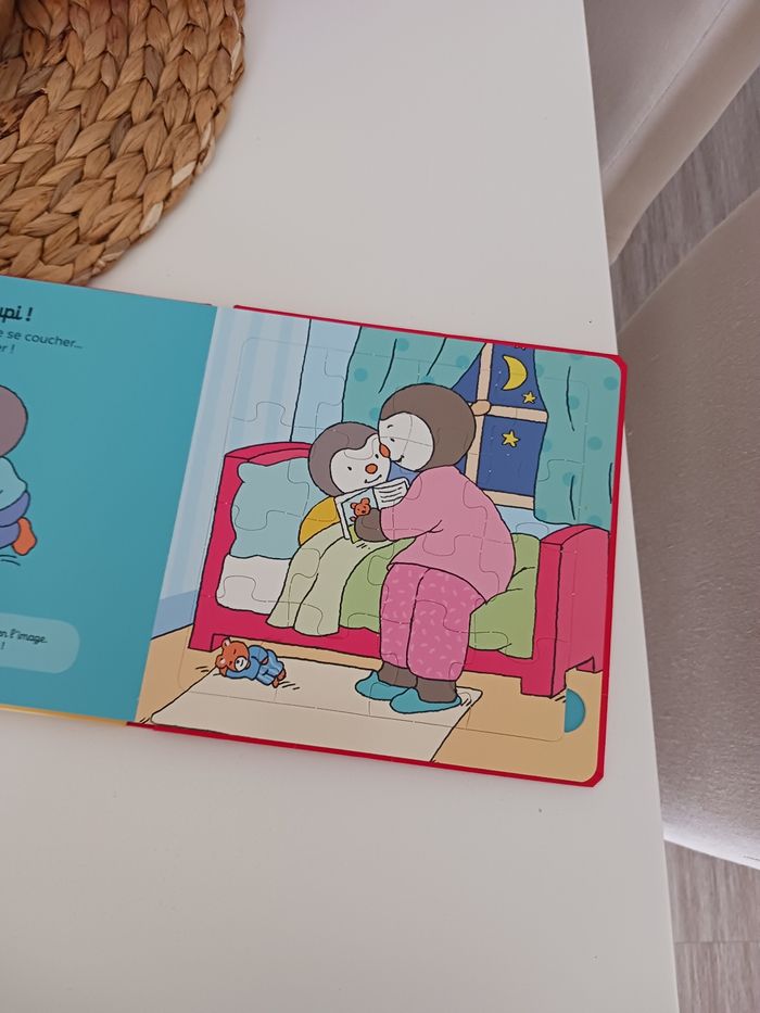 Livre puzzle t'choupi noel - photo numéro 2