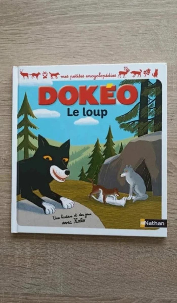 dokeo mes petites encyclopédies le loup nathan jeunesse Très bon état