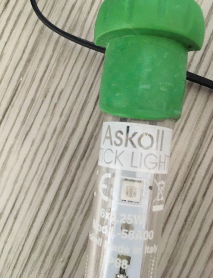 Eclairage pour aquarium Askoll stick light : vert - photo numéro 2