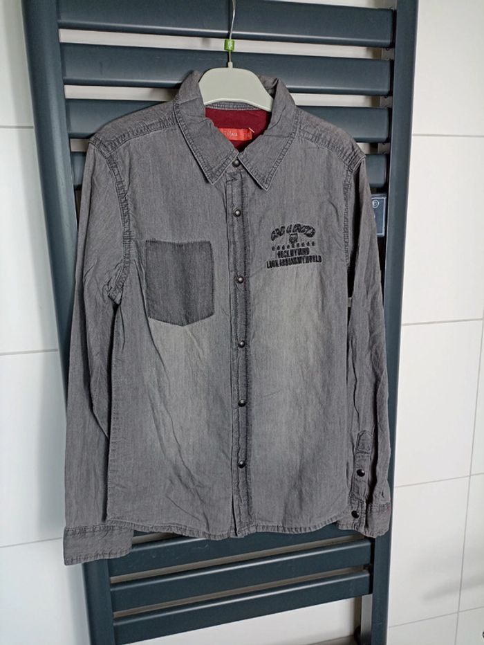 Chemise type jean 10 ans