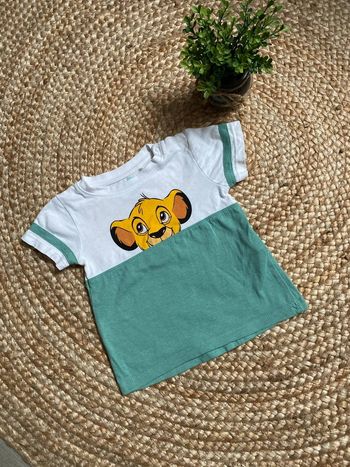 T-shirt Mc 9 mois simba roi lion orchestra disney