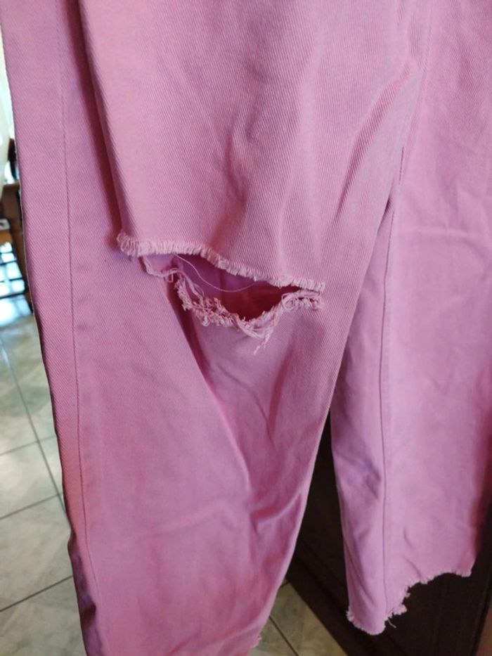 Jeans mom rose Kiabi déchiré taille M/38 y2k - photo numéro 10