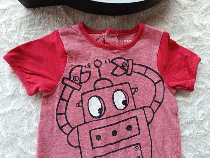 Barboteuse combinaison combi short été léger Garçon 18 mois Robot Orchestra - photo numéro 3