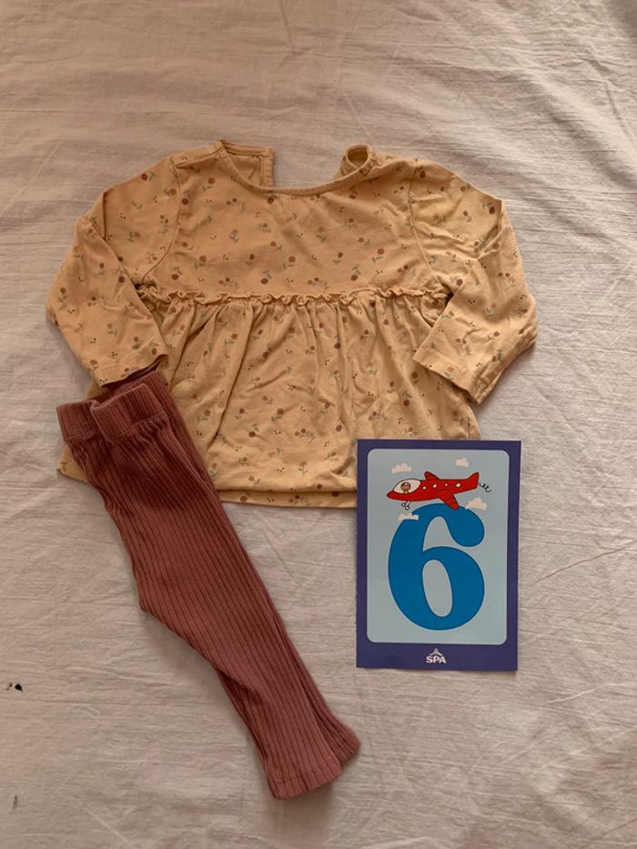 Ensemble fille 6 mois