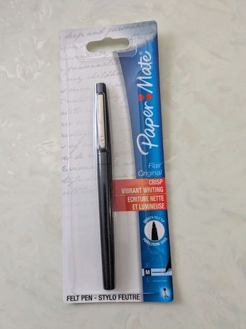 Stylo feutre Paper Mate Flair Original noir