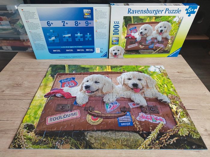 Puzzle XXL Chiots 100 pieces 6 ans et +