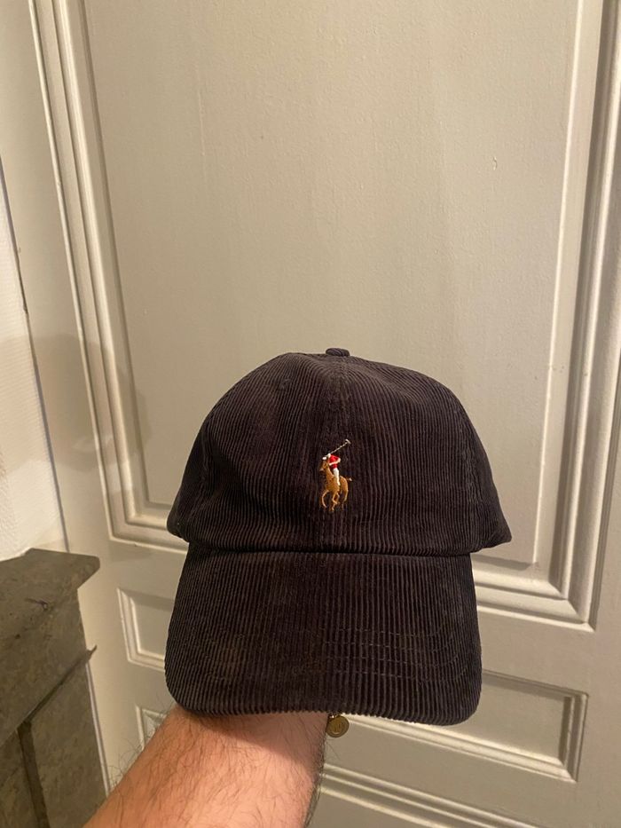 Casquette Ralph Lauren en velours côtelé - photo numéro 4