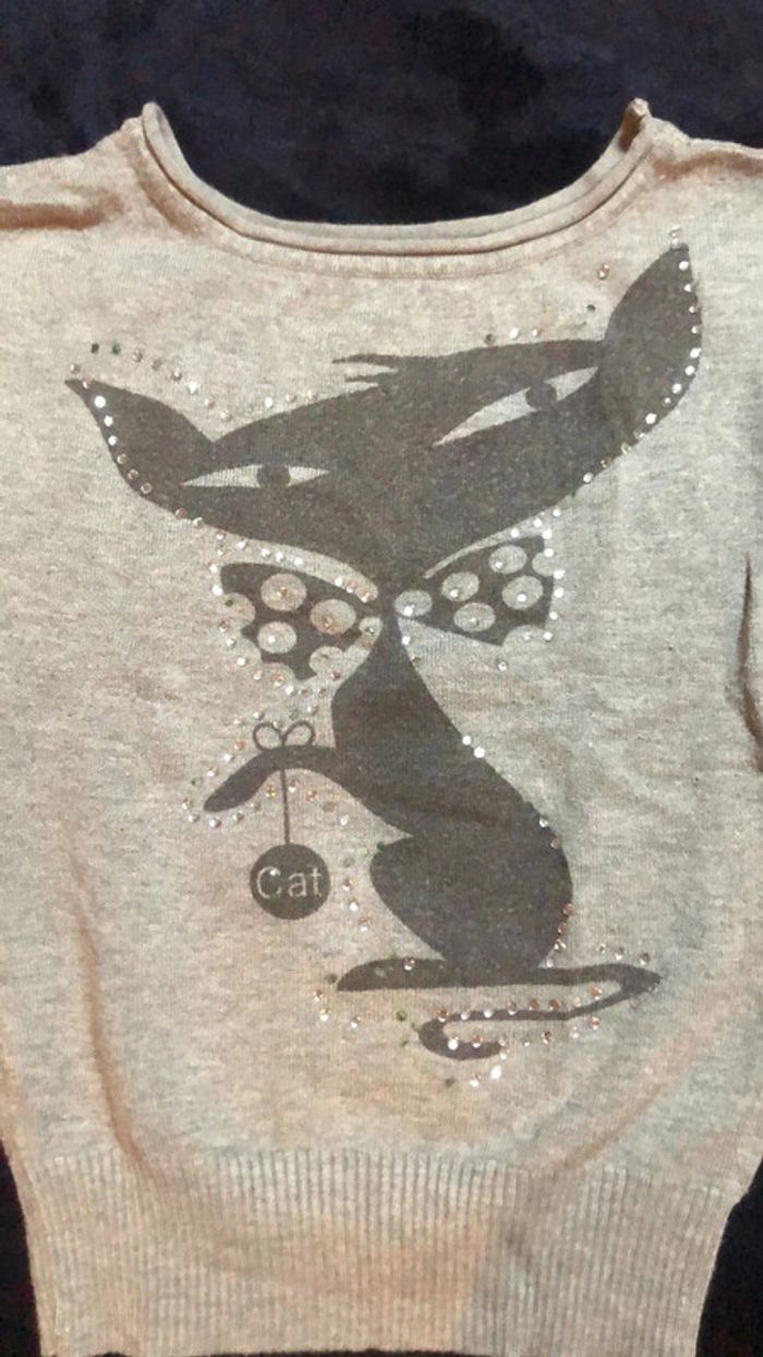 T-shirt en laine fille 6 ans - photo numéro 2