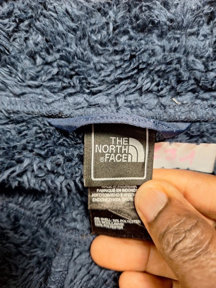 Veste the north face femme / taille M / bleu / brodé - photo numéro 10
