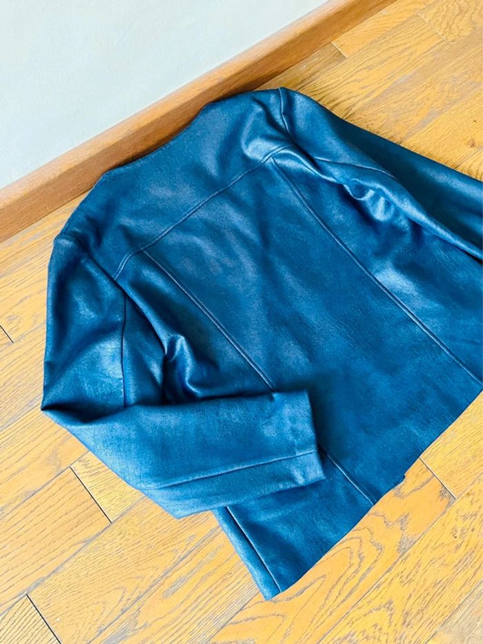 Sublime veste perfecto neuve armand thierry bleu marine taille 42 - photo numéro 11