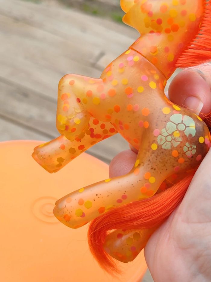 Poney g2 - hip holly confettis orange - photo numéro 7