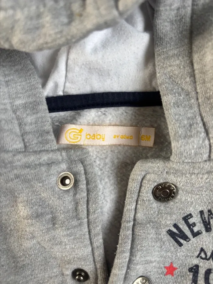 Gilet type Teddy, Gemo 6 mois - photo numéro 2