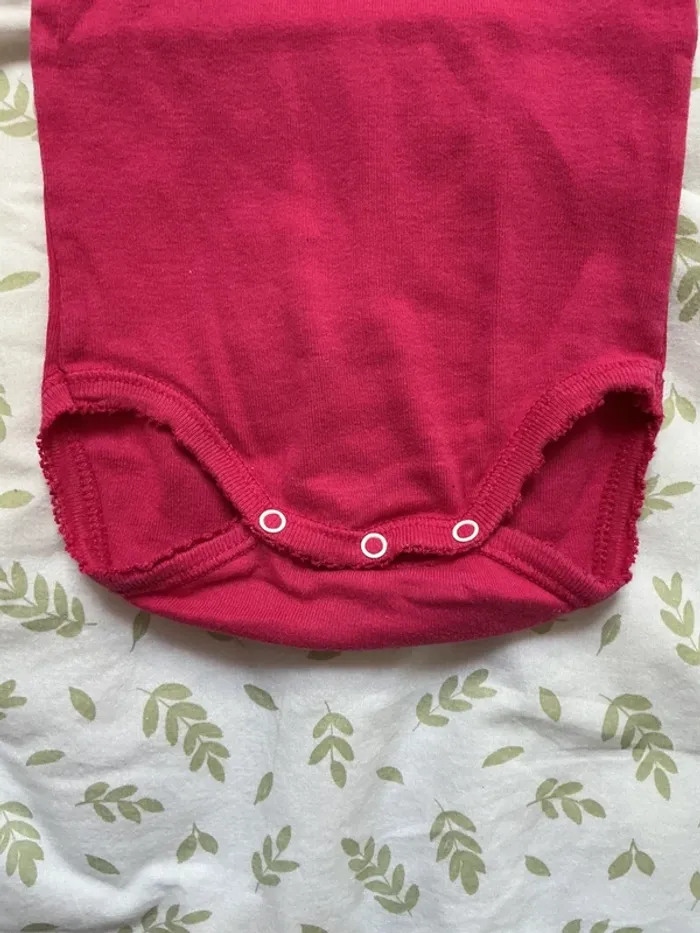 body manches longues rose 6 mois absorba - photo numéro 4