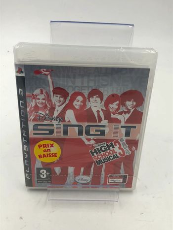 Jeu vidéo Disney Sing It Hight School musical 3 sur console PlayStation 3 neuf