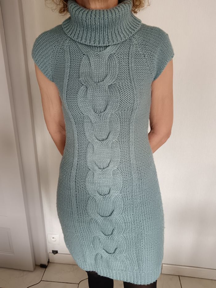 Robe lainage droite