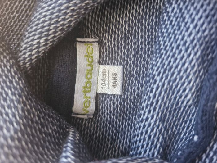 Pull 4 ans Vertbaudet Bleu marine gris - photo numéro 3