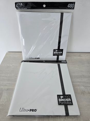 Lot de 2 portfolios Ultra Pro Éclipse 480 Arctic White 
