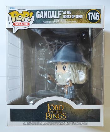 Funko POP Gandalf & Portes de Durin #1746 - Le Seigneur des Anneaux - Figurine Vinyle