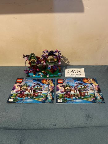 Lego elves 41075 The Elves' Treetop Hideaway complet en pièces sans figurine avec notices
