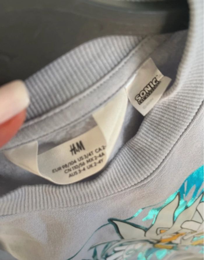 Pull sweat sonic 4 ans - photo numéro 3