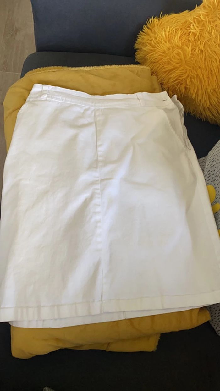 Jupe blanche femme taille 40 damart
