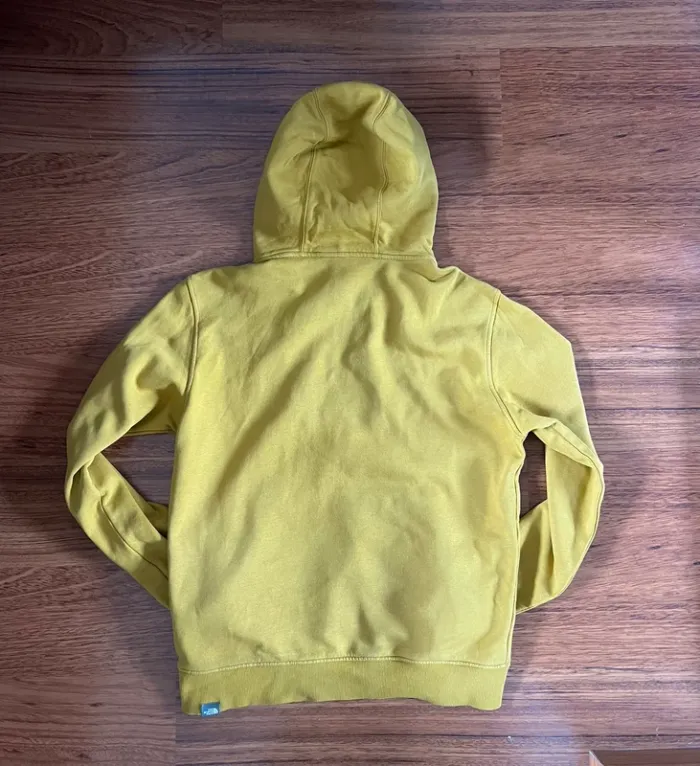 Hoodie sweat à capuche The North Face Jaune - taille M - photo numéro 2
