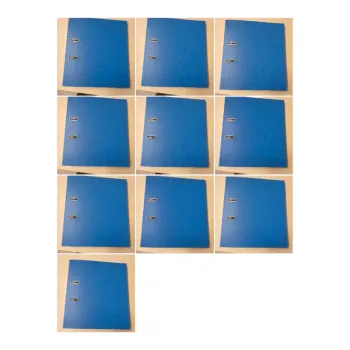 Lot de classeurs bleus