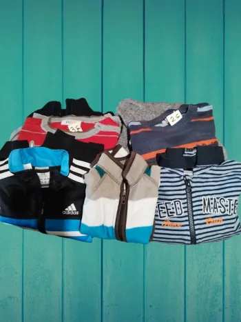 Lot de vestes et pulls