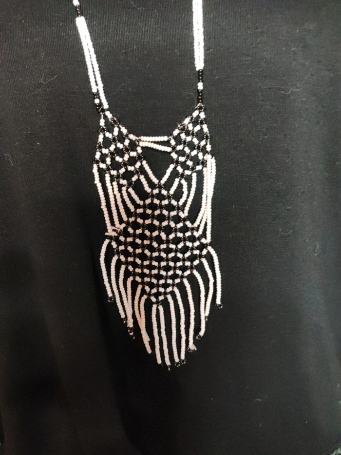 Sautoir perles de rocaille