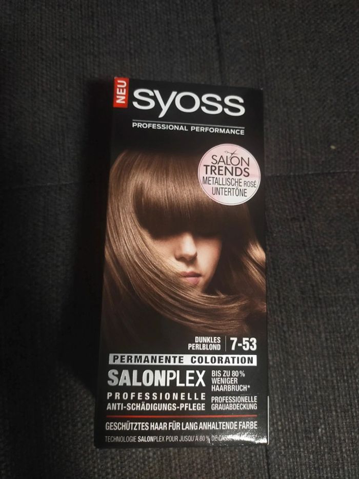 Teinture cheveux neuf blond perle foncé Syoss - photo numéro 2