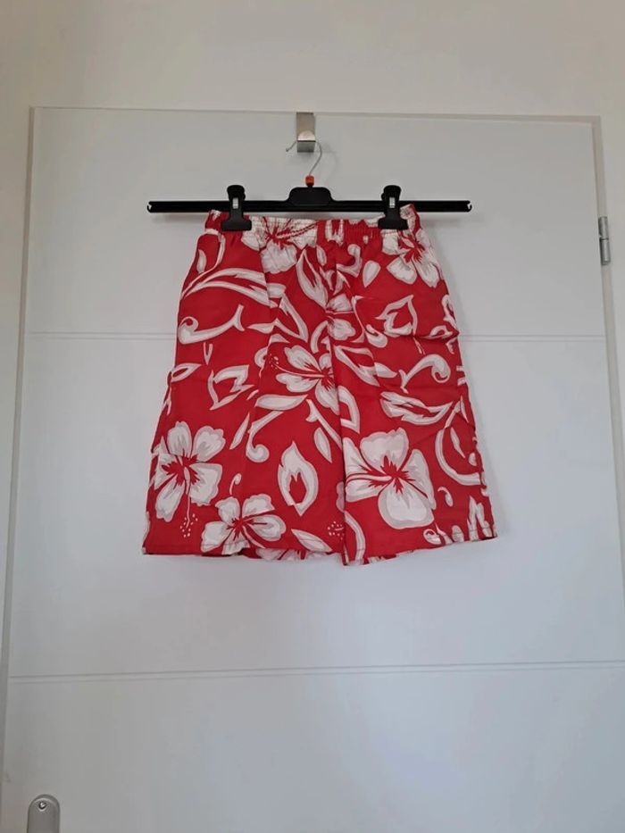 Short / maillot de bain rouge L