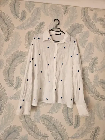 Chemise cœur  femme shein