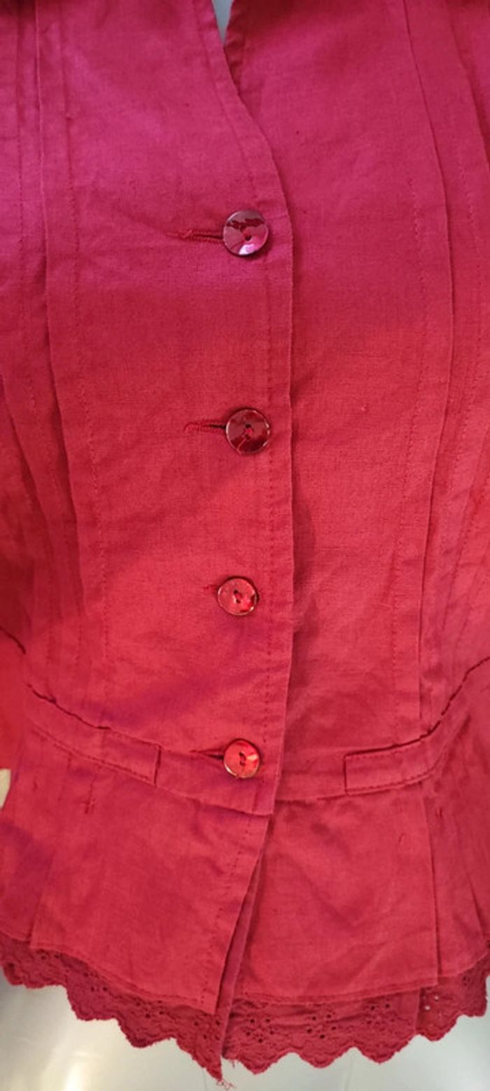 Veste en lin taille 38 - photo numéro 4