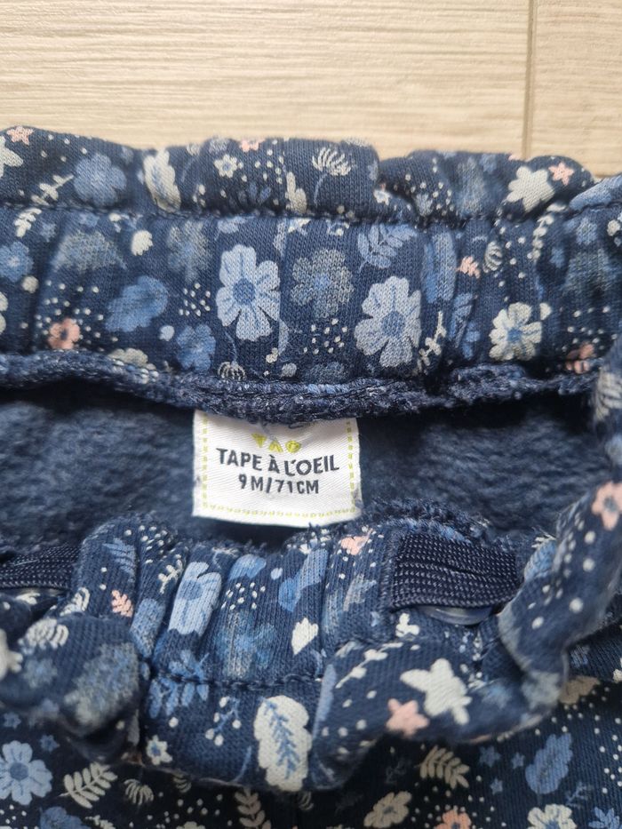 Pantalon chaud bébé fille Tape à l'oeil 9 mois - photo numéro 2