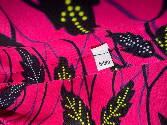 Robe en wax avec pression à l’épaule + son bandeau à nouer - photo numéro 2