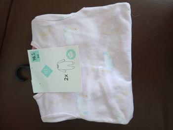 lot 2 pyjamas en coton fille tex baby 71 cm 9 mois 