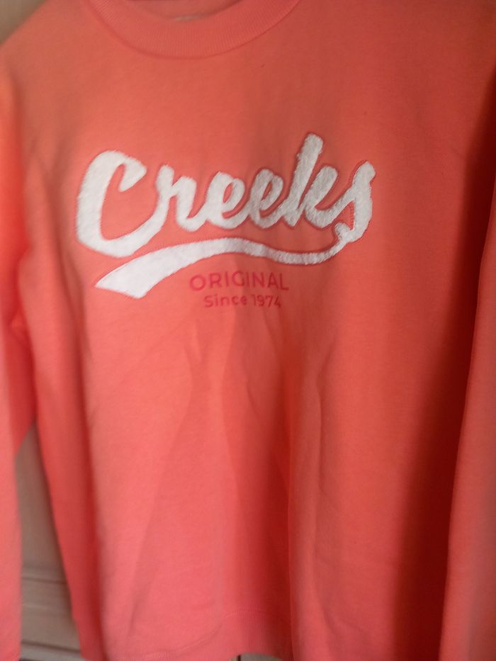 Sweat rose et blanc Creeks - photo numéro 2