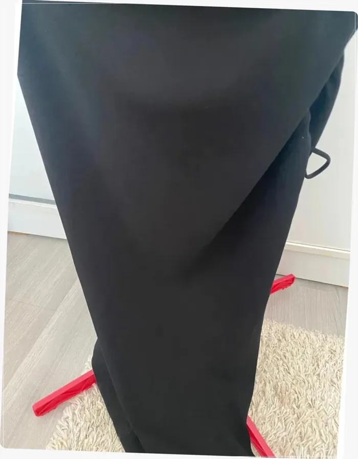 Robe longue noire fendue Zara - photo numéro 3