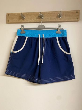 Short bain homme bleu Taille L