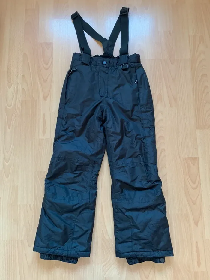 Pantalon de ski noir Crivit 8ans (122-128cm)