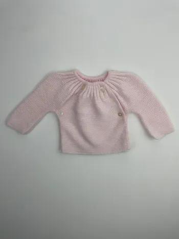Gilet Naissance / 1 mois - P'tit bisou