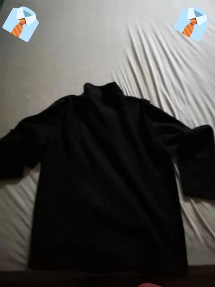 Pull Noir Hiver "L'Homme Moderne" - Taille XL/2XL - photo numéro 2