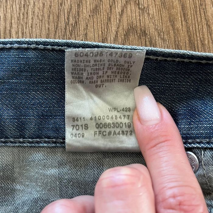 Jean/pantalon bleu Levi's 514 pour homme, taille W 34 (44 taille française) - photo numéro 8