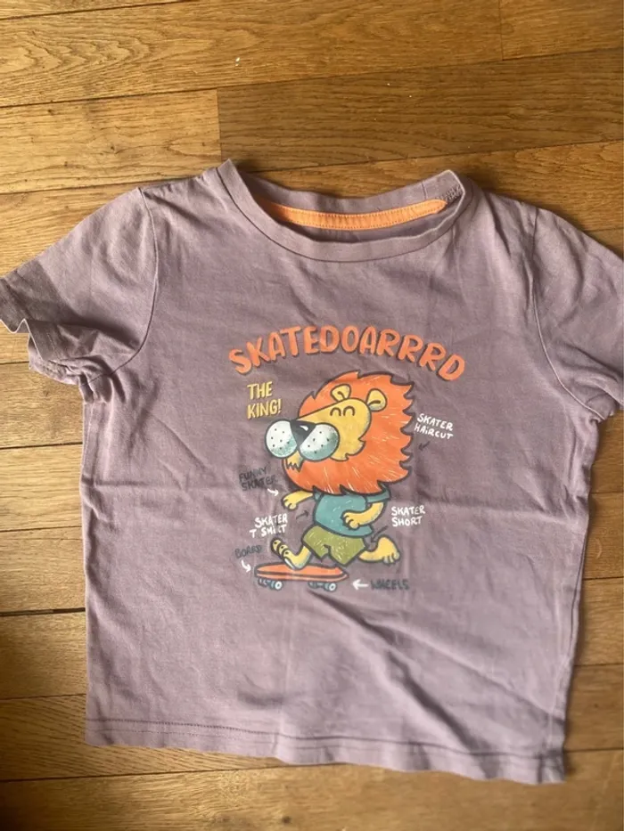 Tee shirt manches courtes Vertbaudet 4 ans