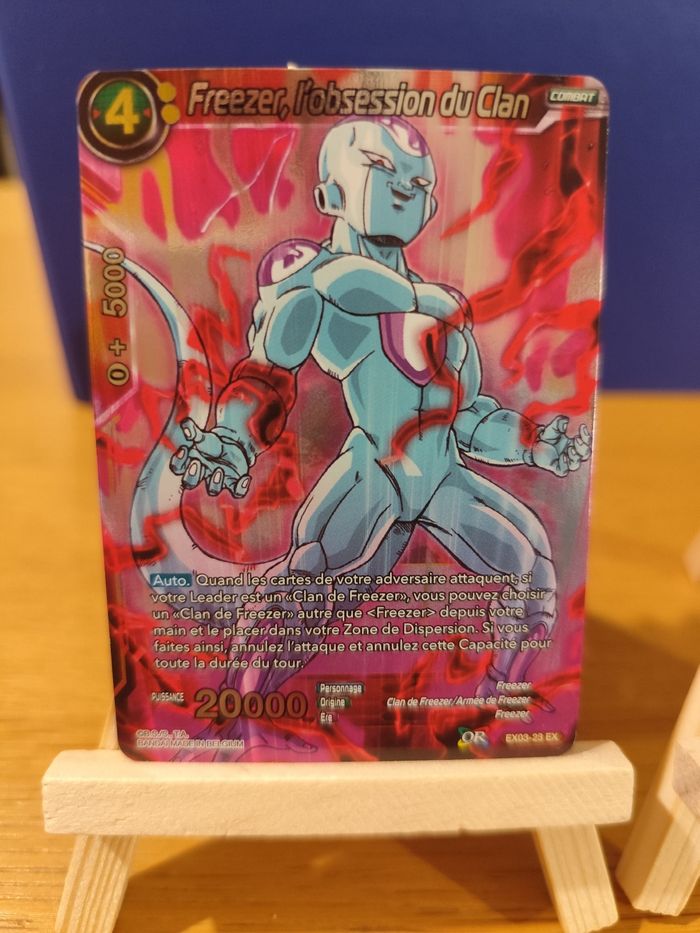 Lot cartes dragon ball super freezer cell ex03 foiled brillante - photo numéro 2