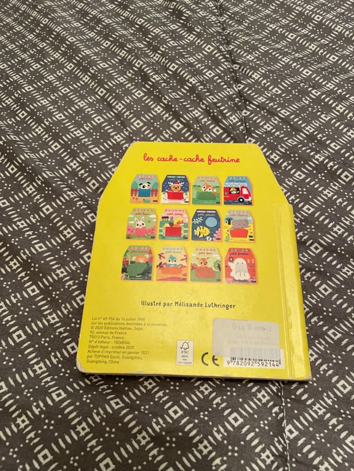 Livre cache cache petite licorne - photo numéro 2