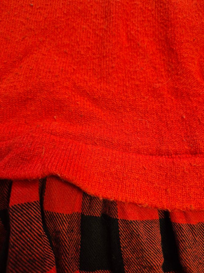 Belle Robe 4 ans 104cm rouge à carreaux - photo numéro 3