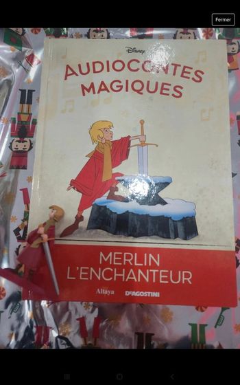28ēme audioconte magique collection altaya deagostini livre et figurine disney audio conte