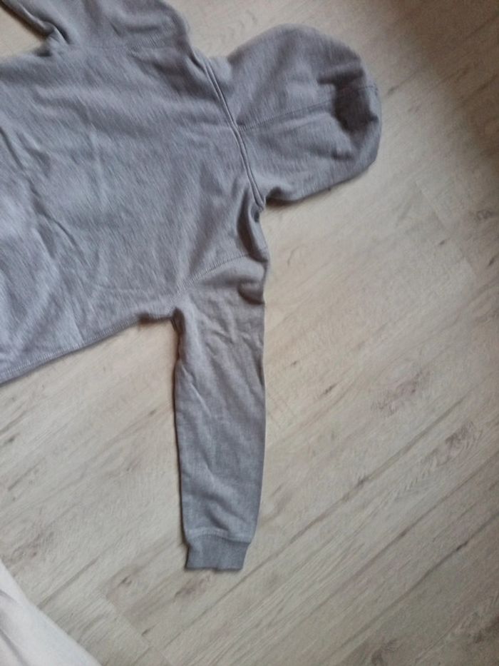 Sweat 14 ans fille gilet fermeture éclair capuche gris Tissaia - photo numéro 12